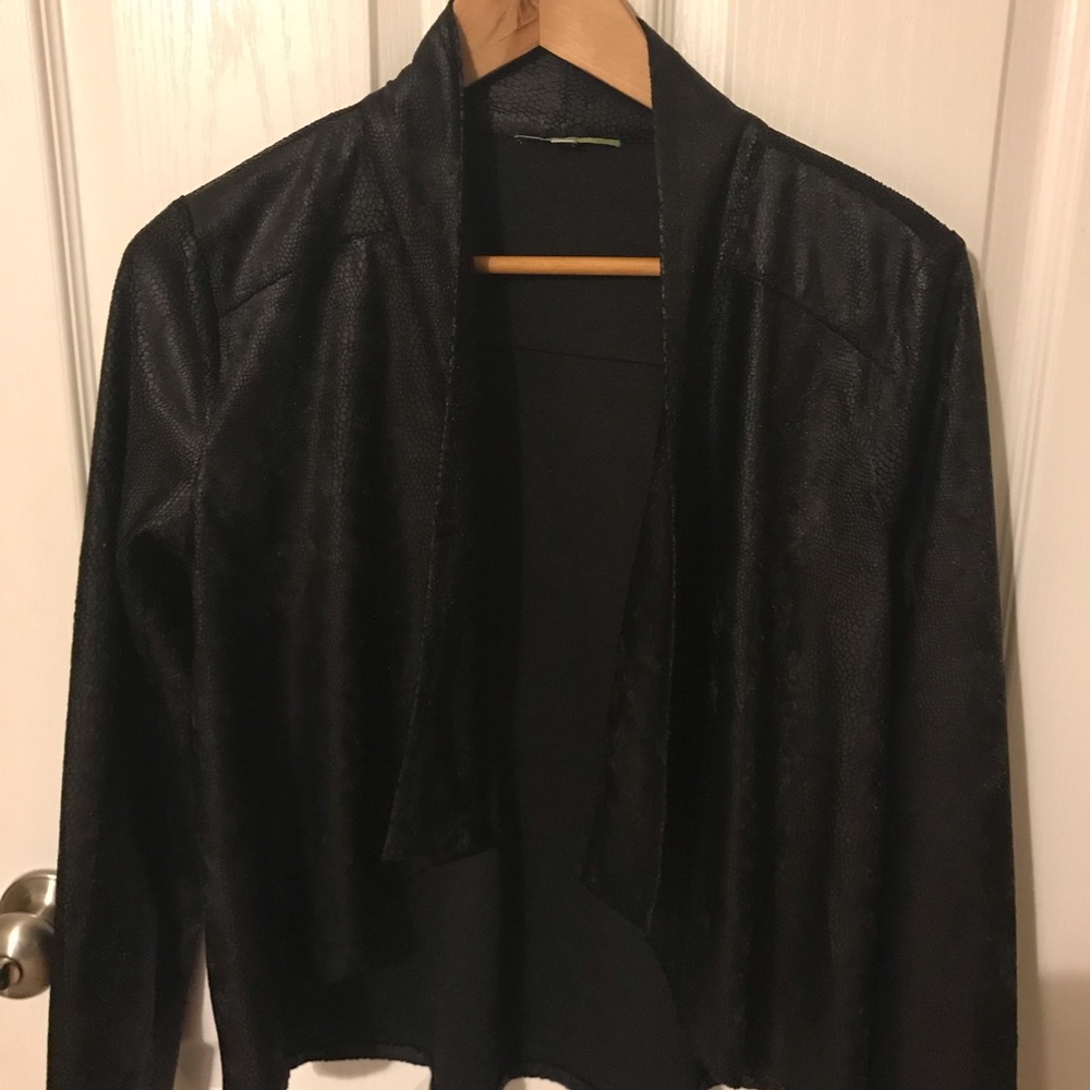 Suade snakeskin jacket